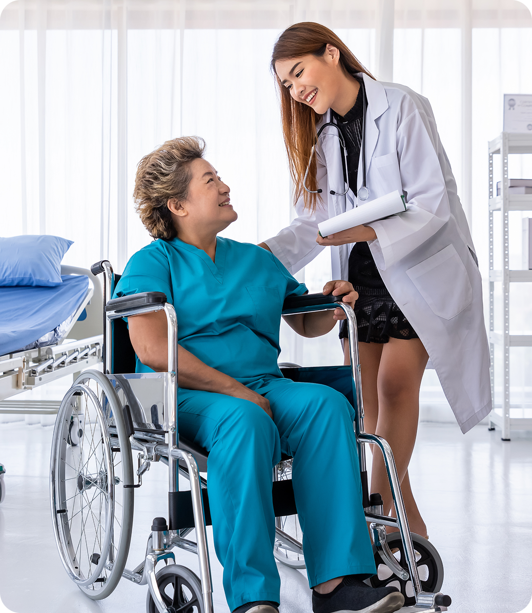 Medical Provider and Wheelchair User